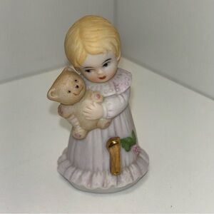 Enesco 1981 bisque porcelain “Growing Up Birthday Girls” age 1 figurine